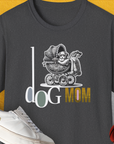 Dog Mom Series, Volume 5, Unisex T-Shirt-Dark Heather, Design by Dog Gang