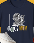 Dog Mom Series, Volume 5, Unisex T-Shirt-Navy, Design by Dog Gang
