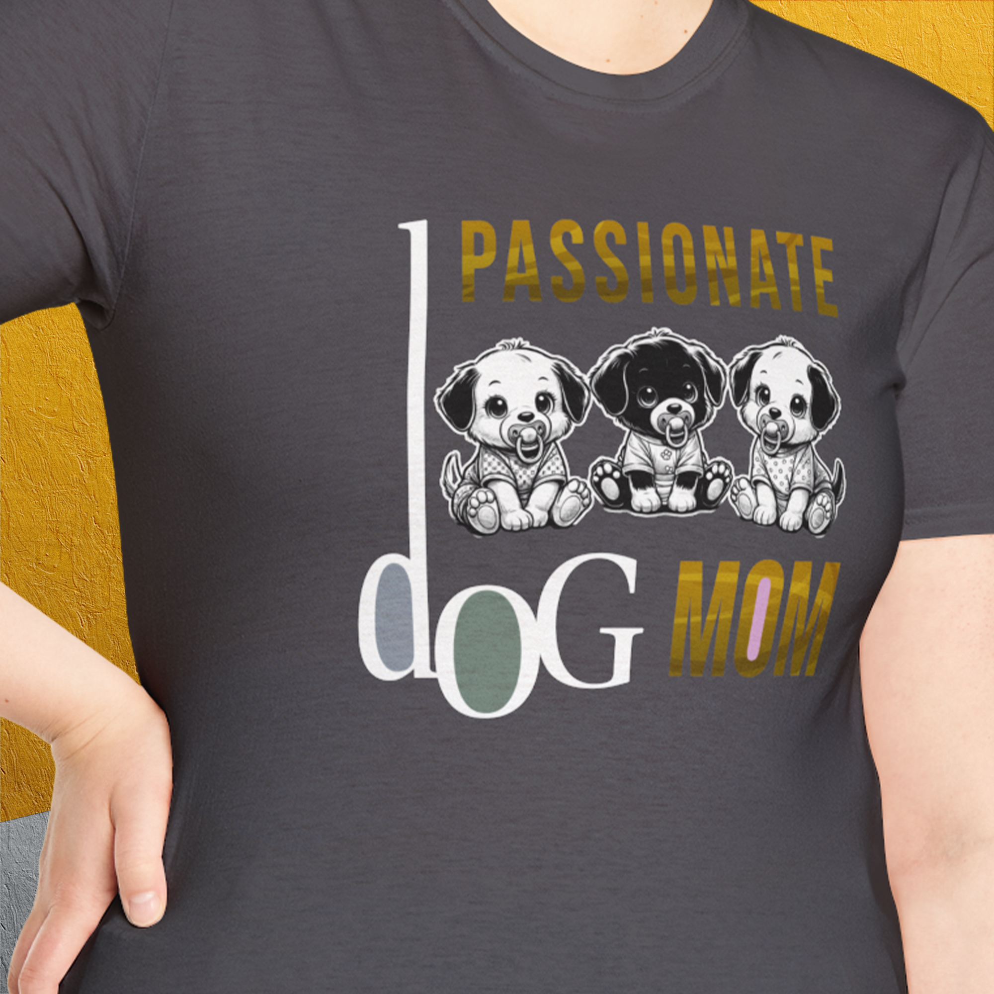 Dog Mom Series, Volume 6, Unisex T-Shirt-, Design by Dog Gang