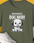 Dog Mom Series, Volume 7, Unisex T-Shirt-Military Green, Design by Dog Gang