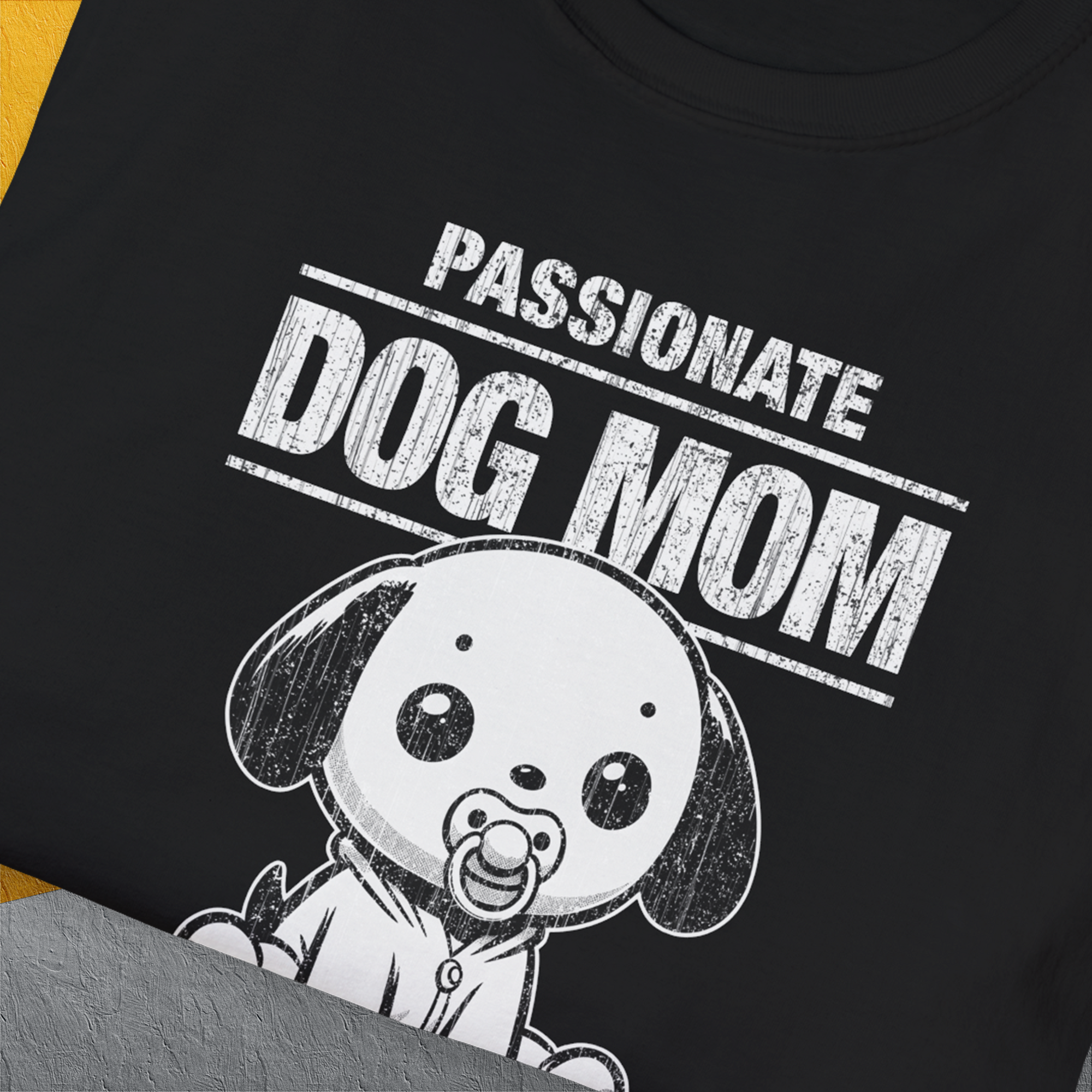Dog Mom Series, Volume 7, Unisex T-Shirt-. For dog lovers and dog owners. Design by Dog Gang
