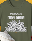 Dog Mom Series, Volume 8, Unisex T-Shirt-Military Green, Design by Dog Gang