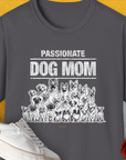 Dog Mom Series, Volume 8, Unisex T-Shirt-Charcoal, Design by Dog Gang