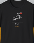 The Dog Gang Minimalistic Series I, Volume 3, Unisex T-Shirt-Black-Design made by Dog Gang