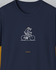 The Dog Gang Minimalistic Series I, Volume 4, Unisex T-Shirt-Navy-Design made by Dog Gang