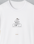 The Dog Gang Minimalistic Series I, Volume 4, Unisex T-Shirt-White. A dog-themed Design from Dog Gang