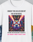 NFT Series, Volume 1, Unisex T-Shirt-White, a cool and stylish design with a funny saying from Dog Gang