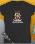 Beware Of The Undercover Police Dogs, Volume 1, Women's T-Shirt-, a fun and stylish design for dog lovers from Dog Gang