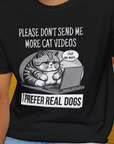 Cat Videos Series, Volume 1, Unisex T-Shirt-funny dog lover Design by Dog Gang