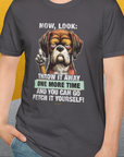 Go Fetch It Yourself Series, Volume 2, Unisex T-Shirt-funny dog lover Shirtdesign by Dog Gang