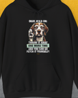 Go Fetch It Yourself Series, Volume 3, Unisex Hoodie-Black-funny dog lover Shirtdesign by Dog Gang