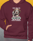 Go Fetch It Yourself Series, Volume 3, Unisex Hoodie-funny dog lover Design by Dog Gang