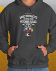 My Dog Is Easily Distracted By - Volume 4: Other Dogs Fetching Balls, Unisex Hoodie-, Design by Dog Gang