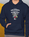 My Dog Is Easily Distracted By - Volume 4: Other Dogs Fetching Balls, Unisex Hoodie-, Design by Dog Gang