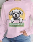 "Say Hi" Series, Volume 1, Unisex Sweatshirt-funny dog lover Design by Dog Gang