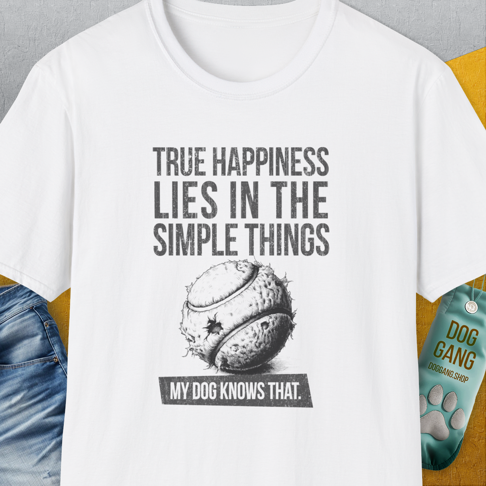 True Happiness Series One, Volume 1, Unisex T-Shirt-funny and stylish. A perfect gift for dog lovers. Shirtdesign by Dog Gang
