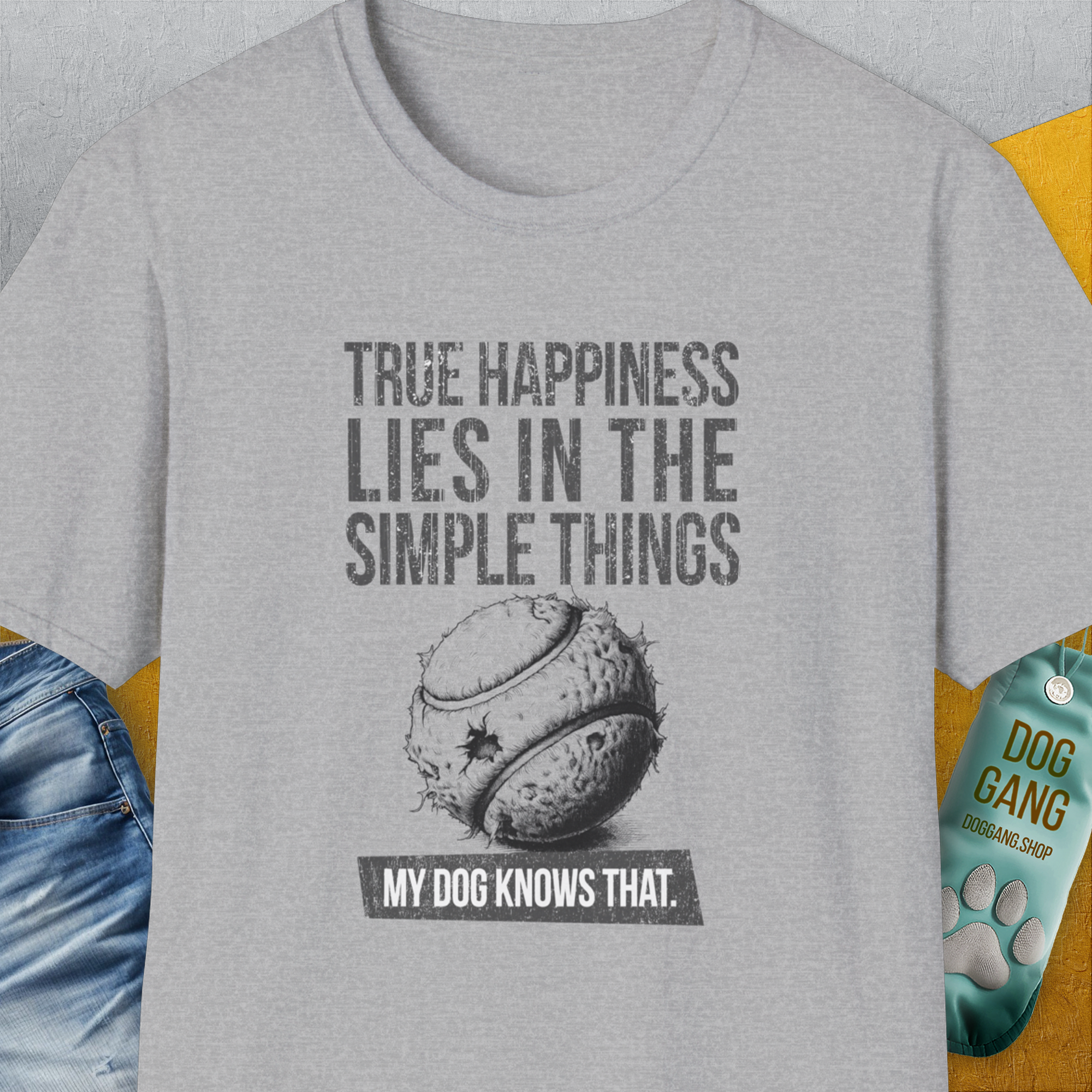 True Happiness Series One, Volume 1, Unisex T-Shirt- another funny dog lover Shirtdesign made by Dog Gang