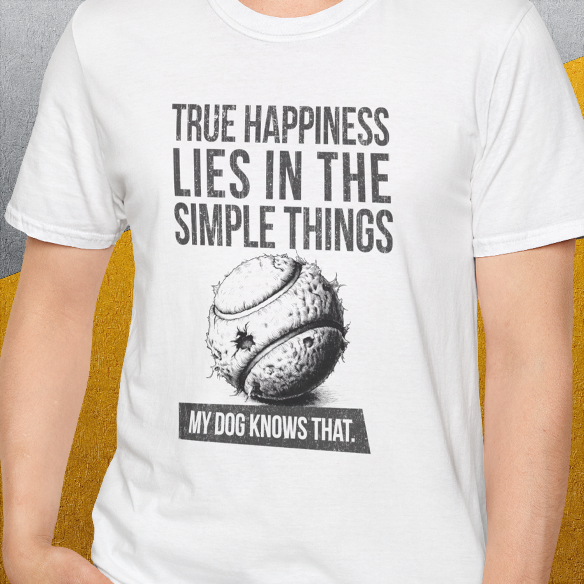 True Happiness Series One, Volume 1, Unisex T-Shirt-funny dog lover Shirtdesign by Dog Gang