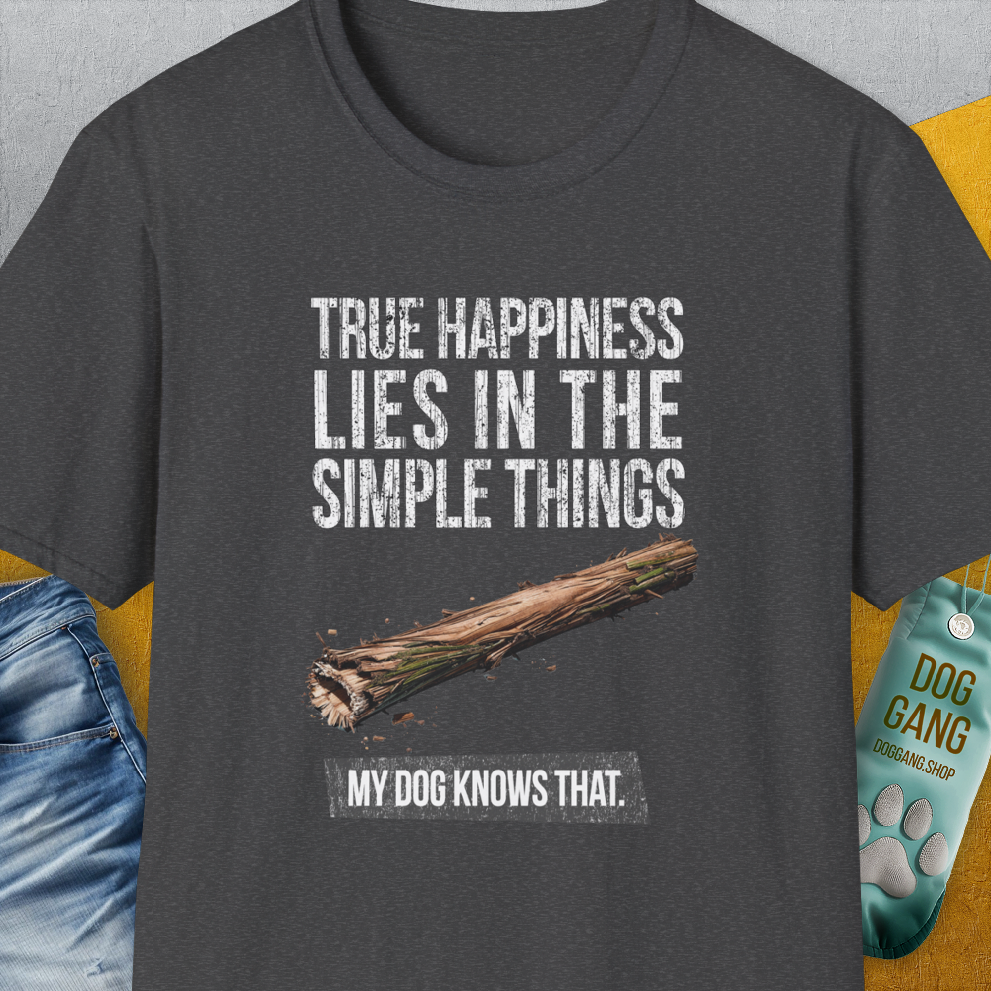 True Happiness Series One, Volume 2, Unisex T-Shirt- another funny dog lover Shirtdesign made by Dog Gang