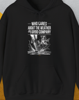 Who Cares About The Weather When You're In Good Company, Volume 1, Unisex Hoodie-Black-funny dog lover Shirtdesign by Dog Gang