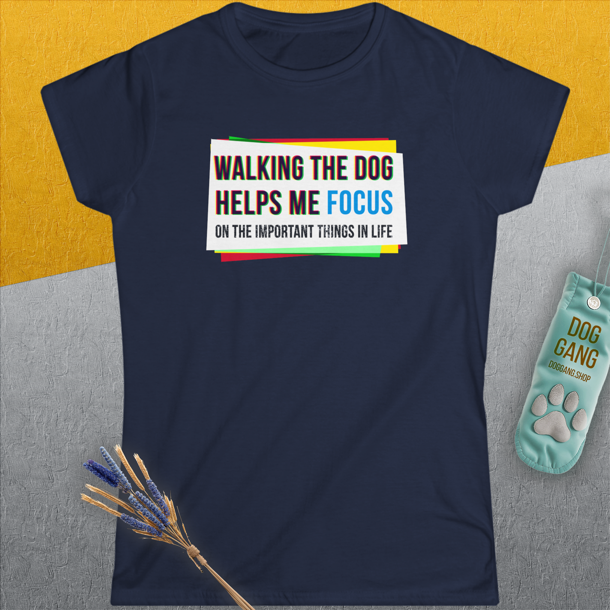 Walking The Dog Series One, Volume 1, Women's T-Shirt-, a fun and stylish design for dog lovers from Dog Gang