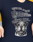 Brown Eyes, My Baby Has Brown Eyes, Volume 1 (Bulldog), Unisex T-Shirt-, Design by Dog Gang