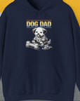 Dog Dad with a cartoon puppy with a fabric bone makes this shirt a perfect dog lover gift. Designed by Dog Gang.