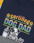 Dog Dad Series, Volume 1, Unisex T-Shirt-, Design by Dog Gang