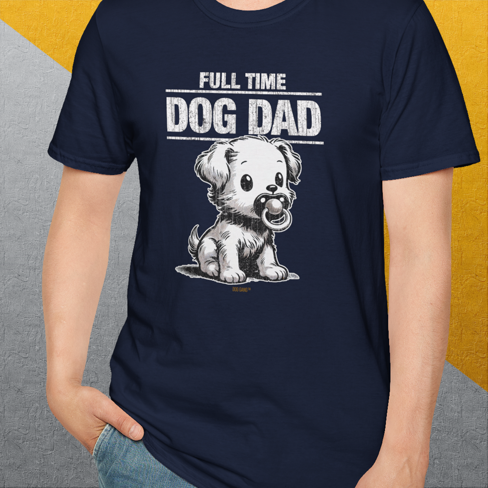 Dog Dad Series, Volume 4, Unisex T-Shirt-, Design by Dog Gang