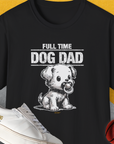 Dog Dad Series, Volume 4, Unisex T-Shirt-Black, Design by Dog Gang