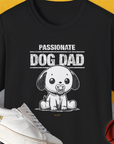 Dog Dad Series, Volume 6, Unisex T-Shirt-Black, Design by Dog Gang