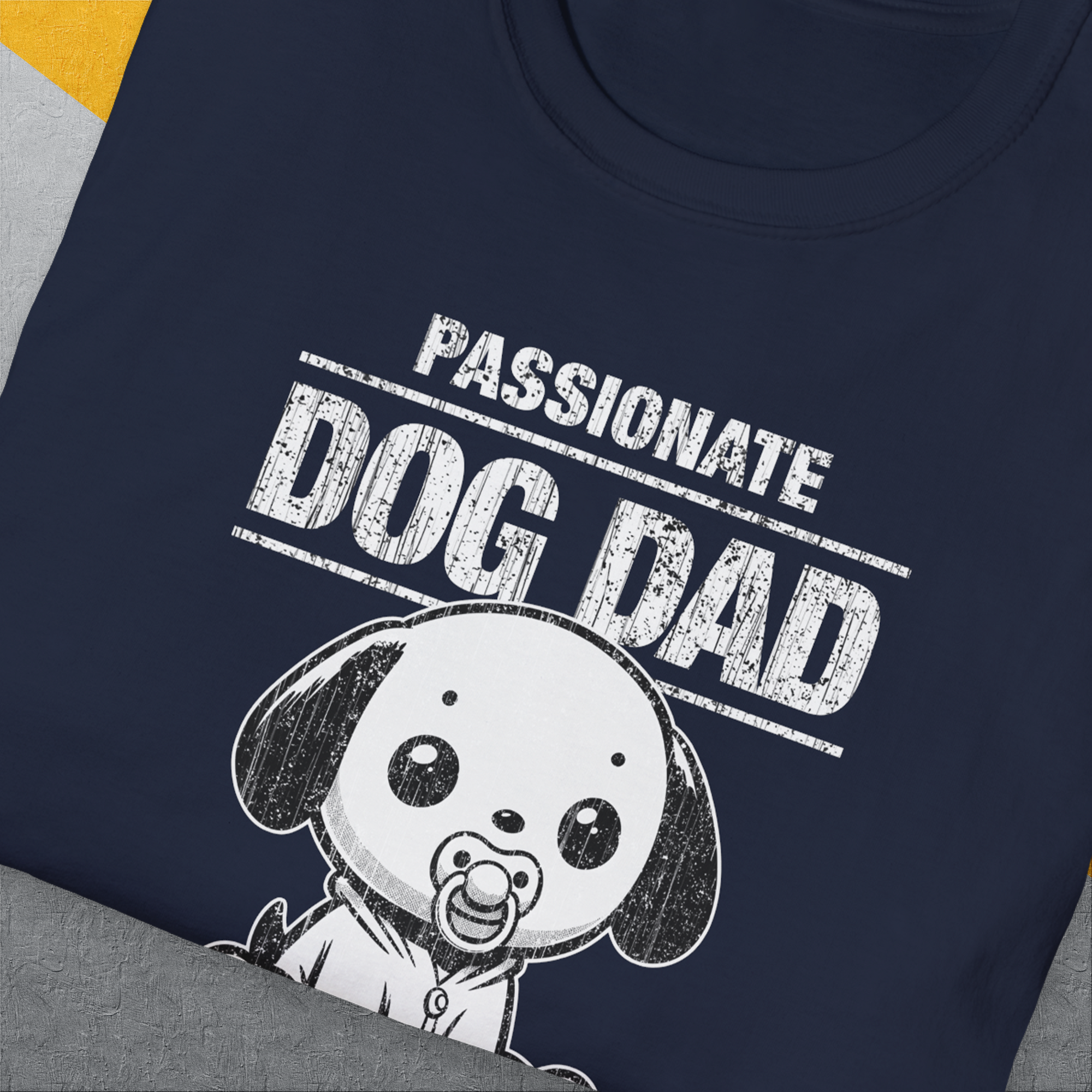 Dog Dad Series, Volume 6, Unisex T-Shirt-. For dog lovers and dog owners. Design by Dog Gang