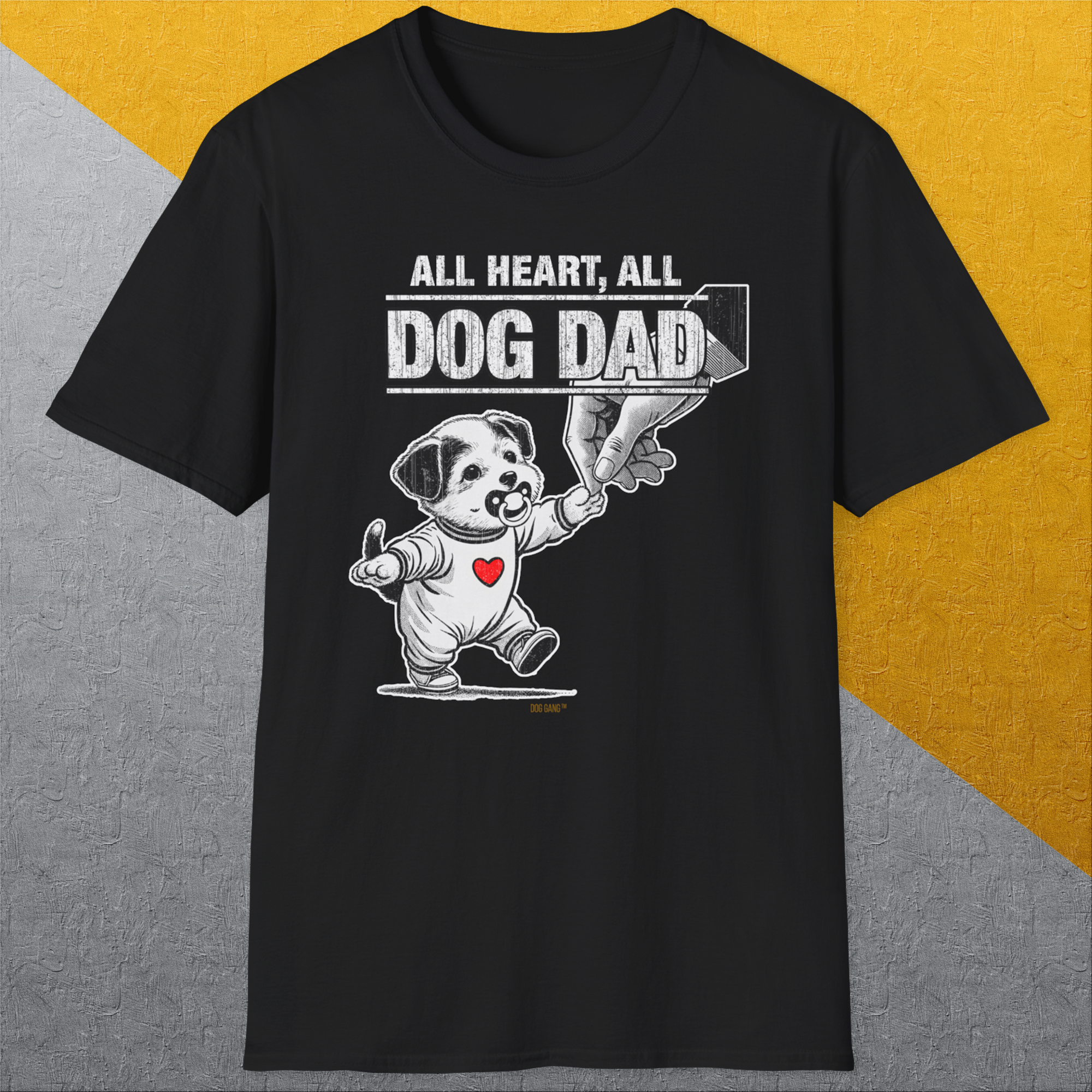 Dog Dad Series, Volume 7, Unisex T-Shirt-. A dog-themed Design from Dog Gang