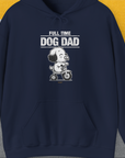 Dog Dad Series, Volume 3, Unisex Hoodie-Navy, Design by Dog Gang