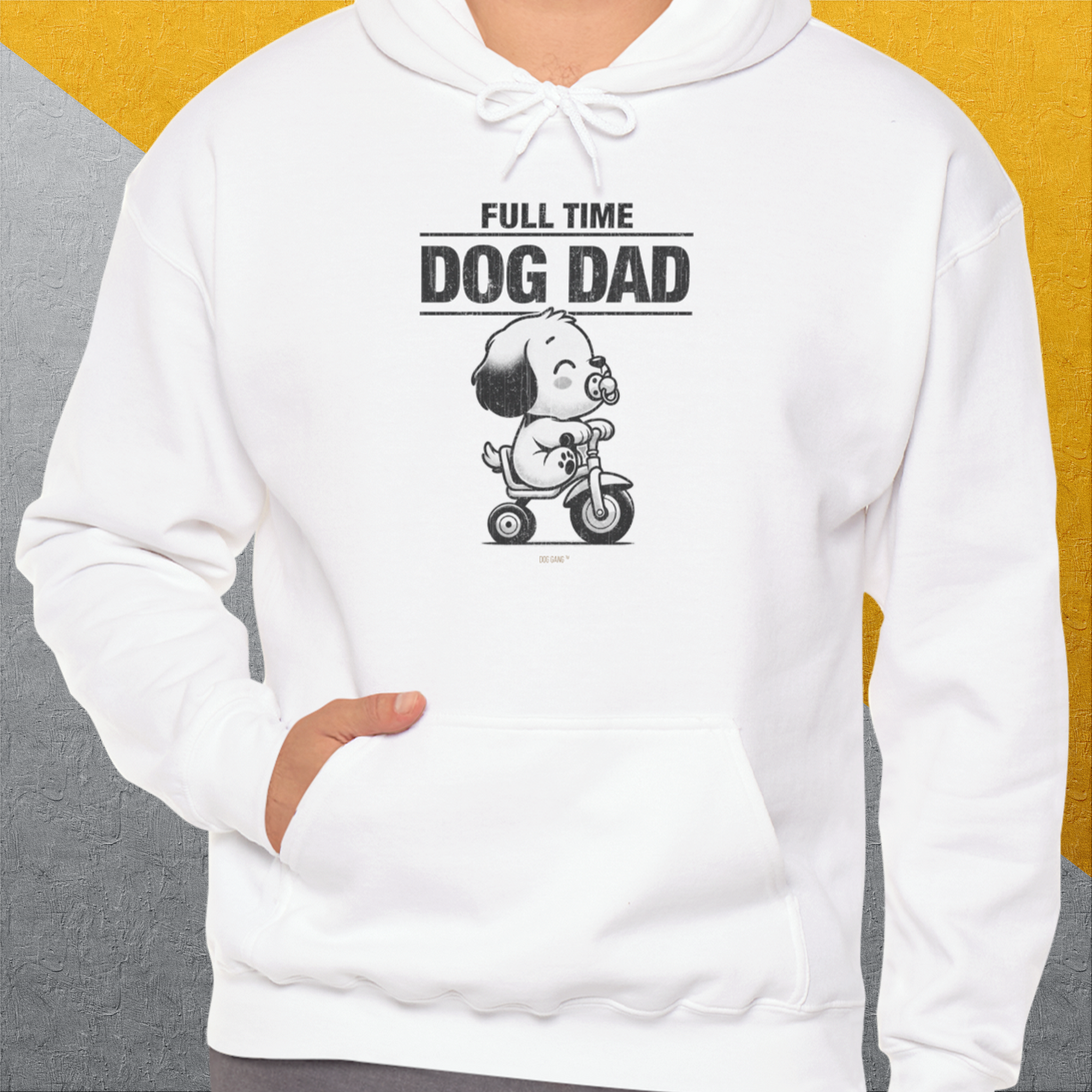 Dog Dad Series, Volume 3, Unisex Hoodie-, a cool and stylish design with a funny saying from Dog Gang