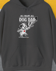 Dog Dad Series, Volume 7, Unisex Hoodie-Dark Heather, a cool and stylish design with a funny saying from Dog Gang