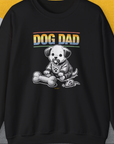 Dog Dad Series, Volume 2, Unisex Sweatshirt-Black, Design by Dog Gang