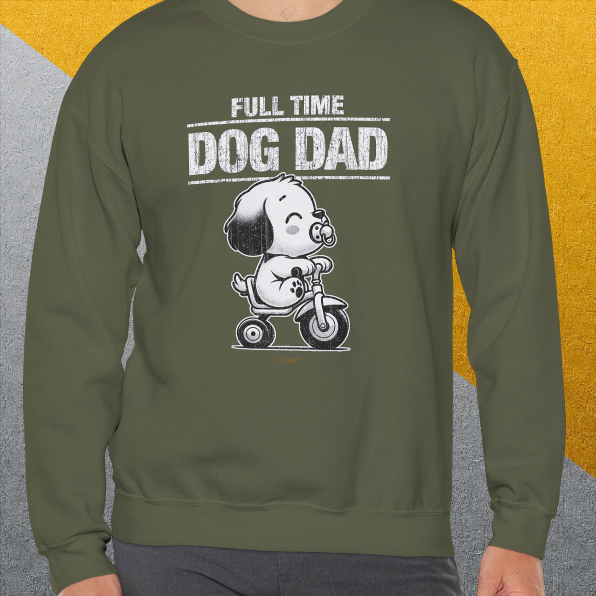 Dog Dad Series, Volume 3, Unisex Sweatshirt-, a fun and stylish sweatshirt design for dog lovers from Dog Gang
