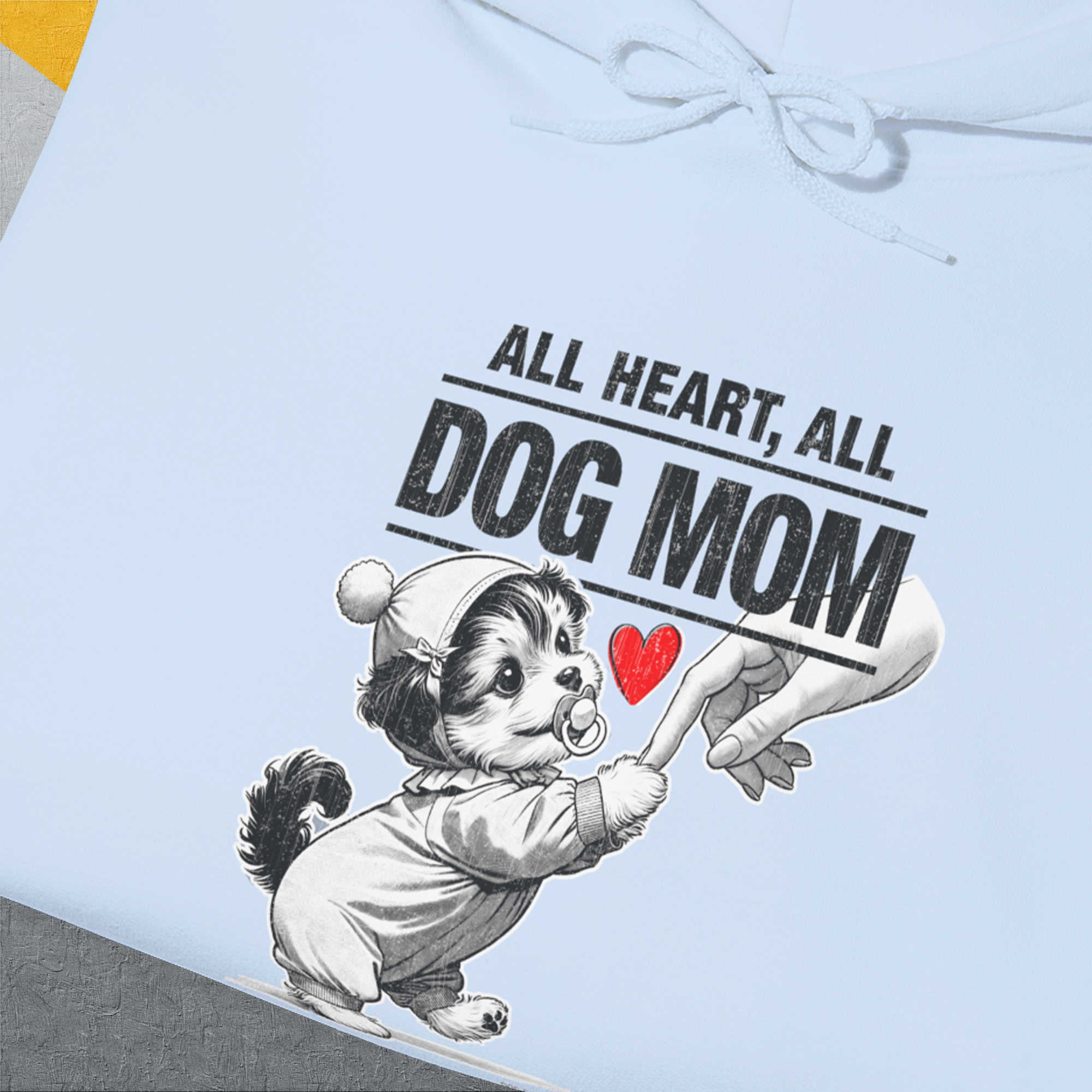 Dog Mom Series, Volume 9, Unisex Hoodie-. For dog lovers and dog owners. Design by Dog Gang