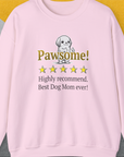 Dog Mom Series, Volume 10, Unisex Sweatshirt-Light Pink. A dog-themed Design from Dog Gang