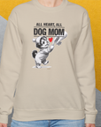 Dog Mom Series, Volume 9, Unisex Sweatshirt-, a fun and stylish sweatshirt design for dog lovers from Dog Gang