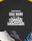 Dog Mom Series, Volume 8, Women's T-Shirt-Black. A perfect gift for dog lovers and dog owners. Design by Dog Gang