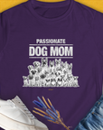 Dog Mom Series, Volume 8, Women's T-Shirt-Purple. A dog-themed Design from Dog Gang