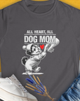 Dog Mom Series, Volume 9, Women's T-Shirt-Charcoal. A dog-themed Design from Dog Gang