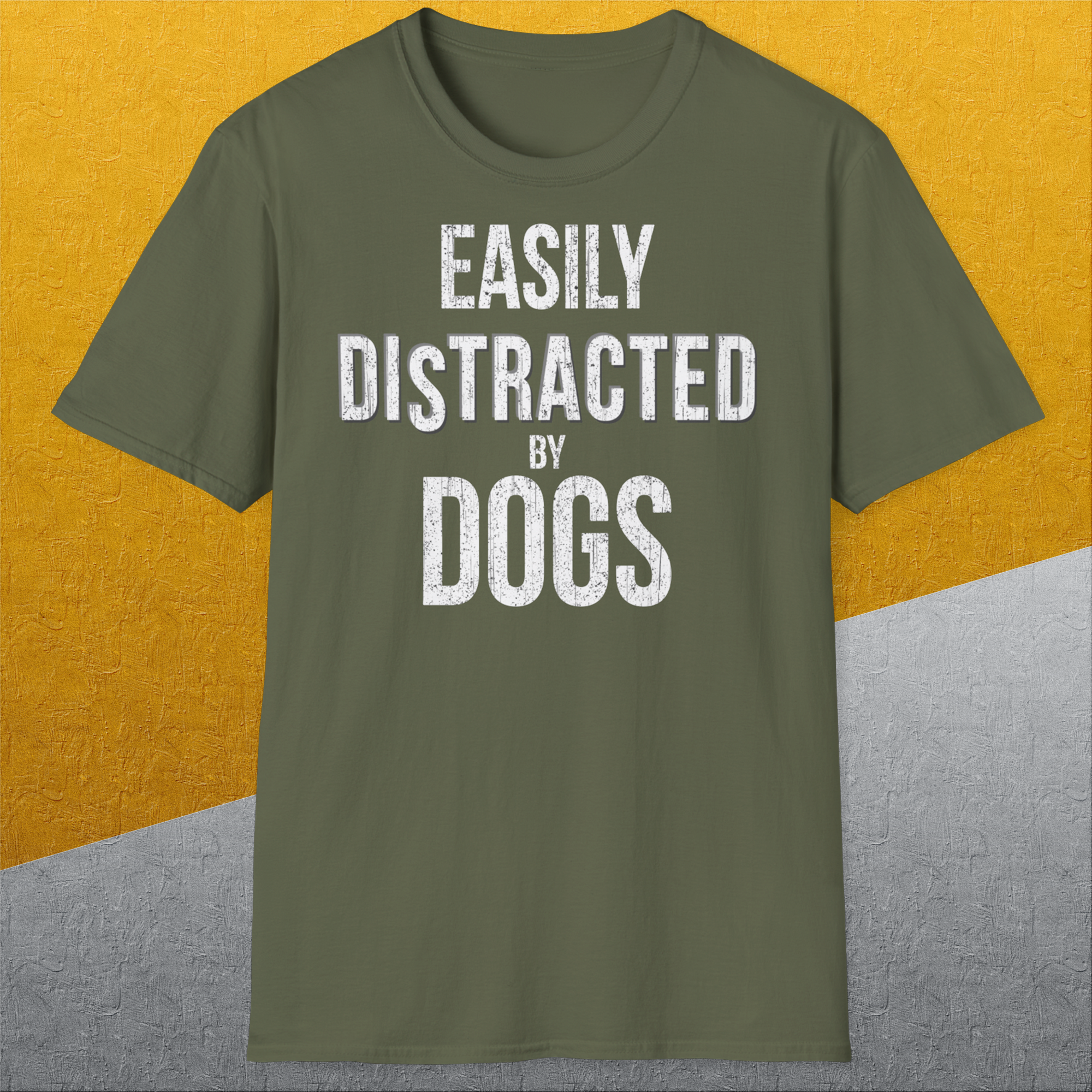 Easily Distracted By Dogs Series, Volume 4, Unisex T-Shirt-. A dog-themed Design from Dog Gang