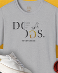 I Love Dogs - Series I, Volume 4, Unisex T-Shirt-Sport Grey. A perfect gift for dog lovers and dog owners. Design by Dog Gang