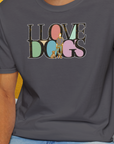 I Love Dogs - Series I, Volume 6, Unisex T-Shirt-. For dog lovers and dog owners. Design by Dog Gang