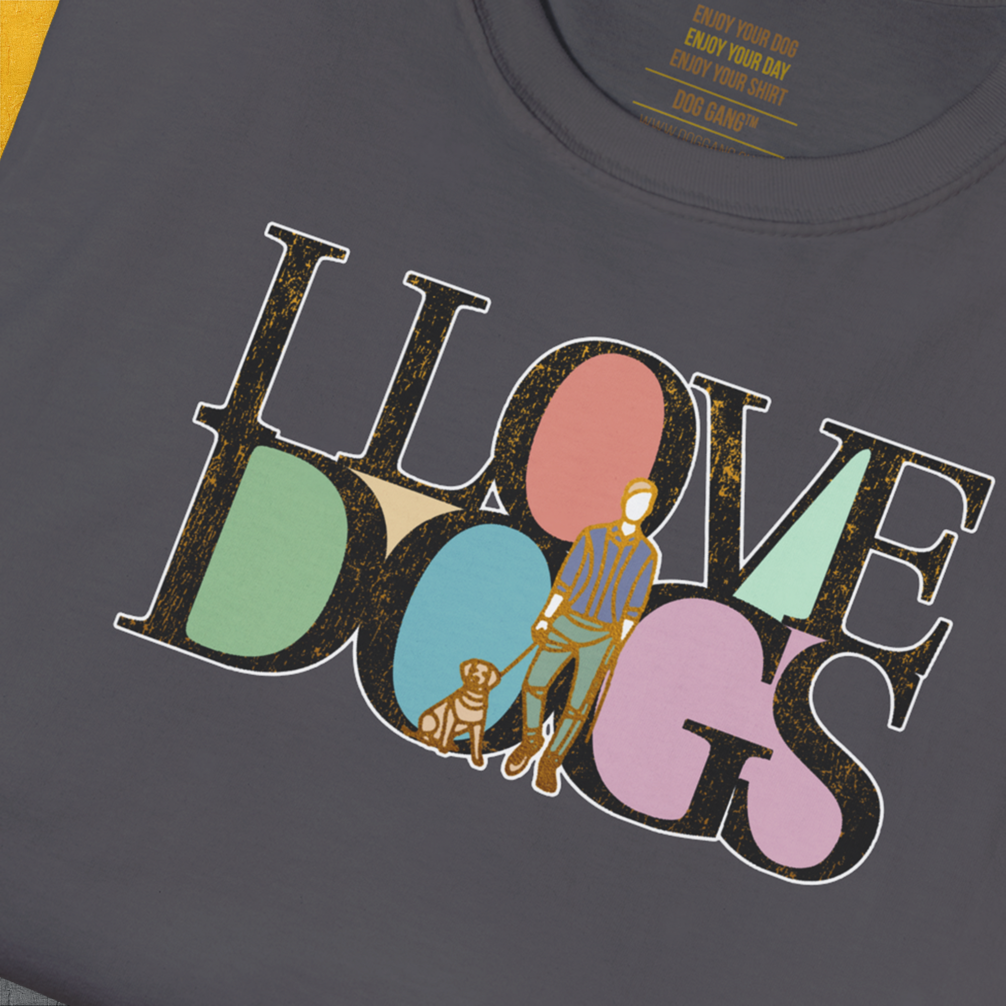 I Love Dogs - Series I, Volume 6, Unisex T-Shirt-, a cool and stylish design with a funny saying from Dog Gang