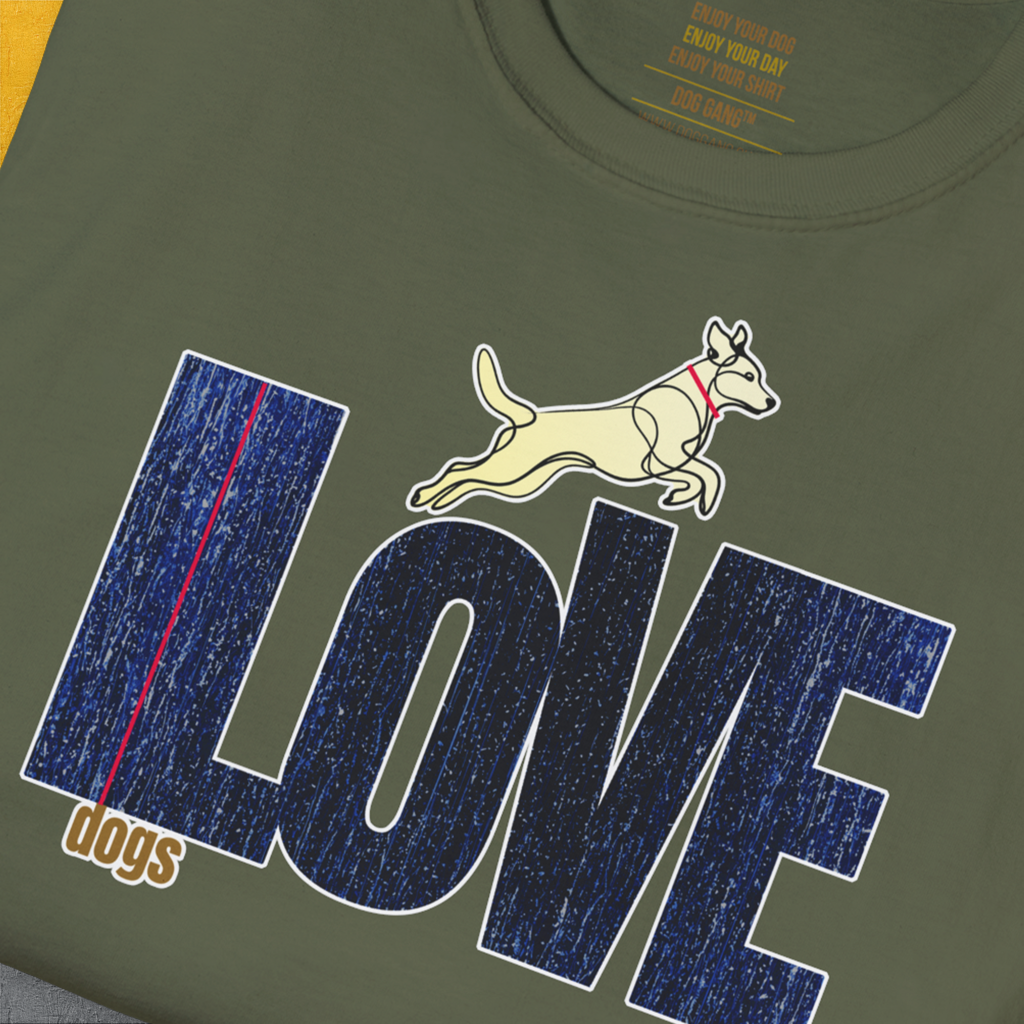 I Love Dogs - Series I, Volume 7, Unisex T-Shirt-, Design by Dog Gang