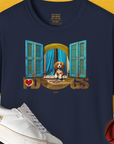 I Love Dogs - Series I, Volume 8, Unisex T-Shirt-Navy, Design by Dog Gang